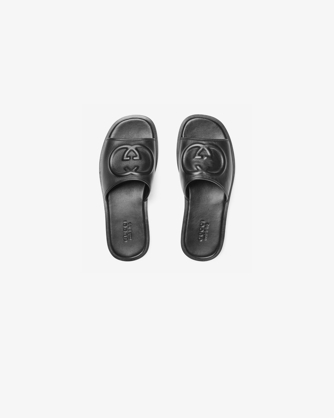 Gucci Men's Slide Sandal with Interlocking G