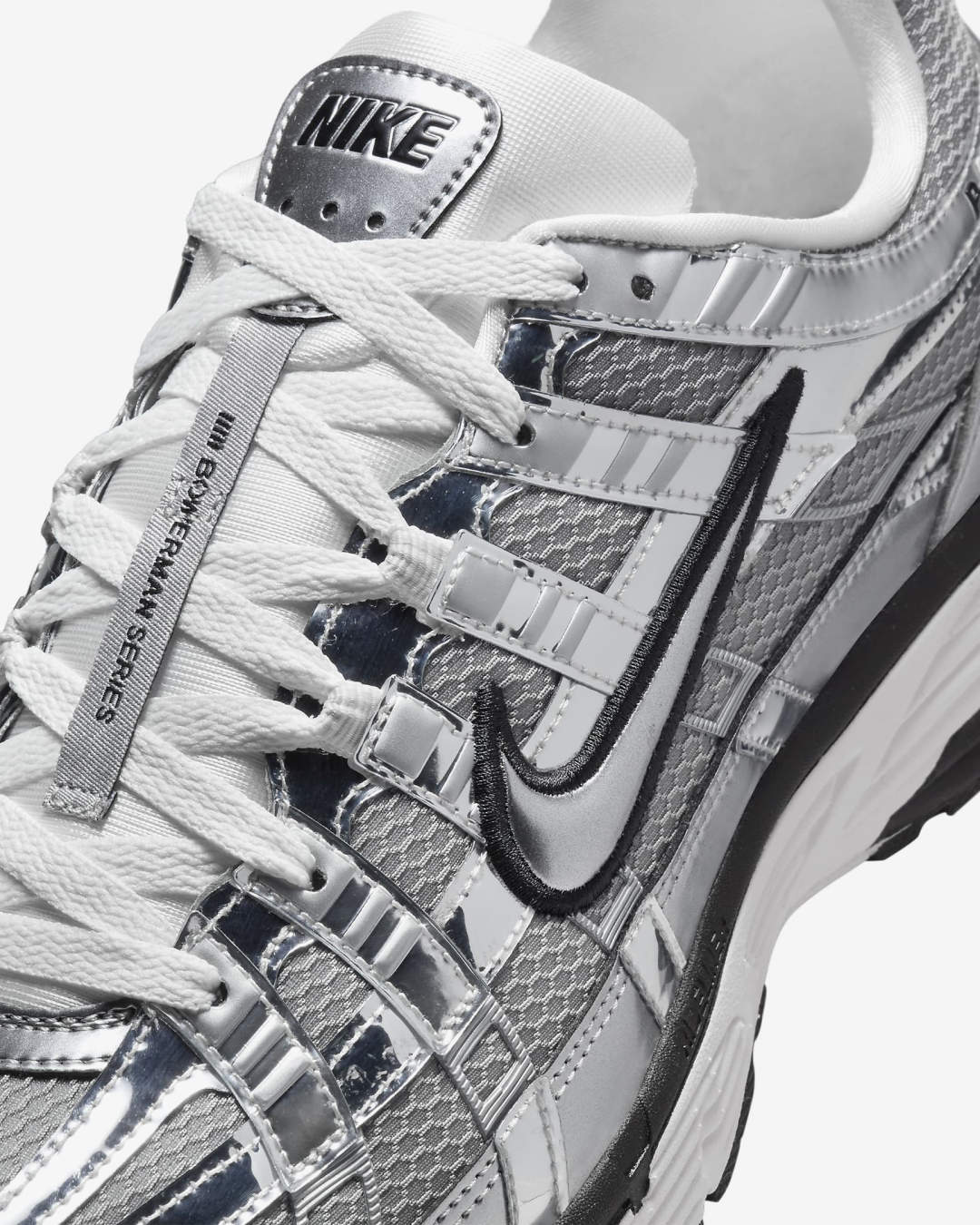 Nike P-6000 Metallic Silver Sneakers