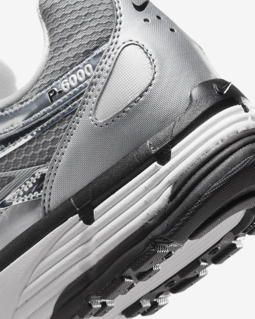 Nike P-6000 Metallic Silver Sneakers
