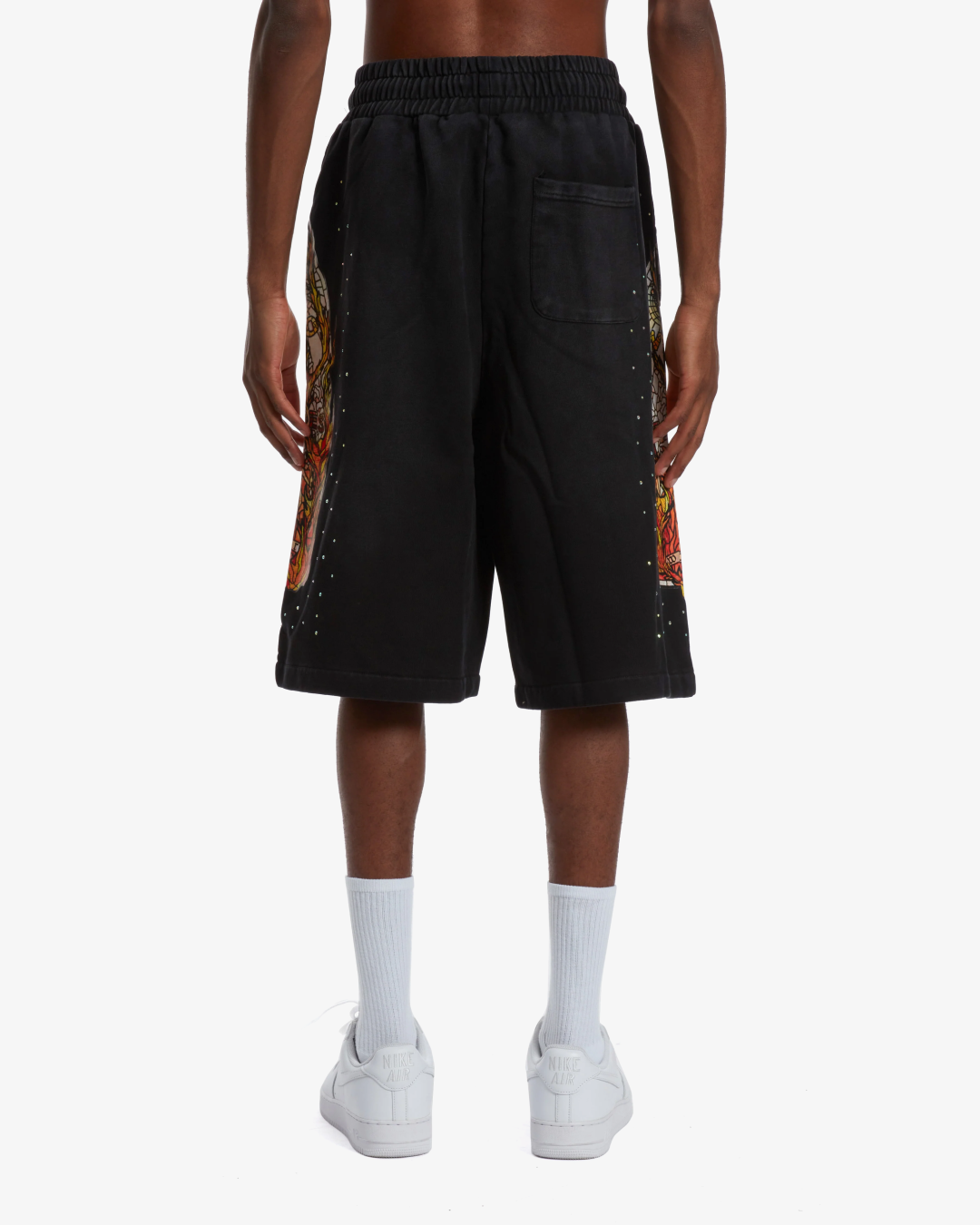 Who Decides War Sweat Shorts "Black"