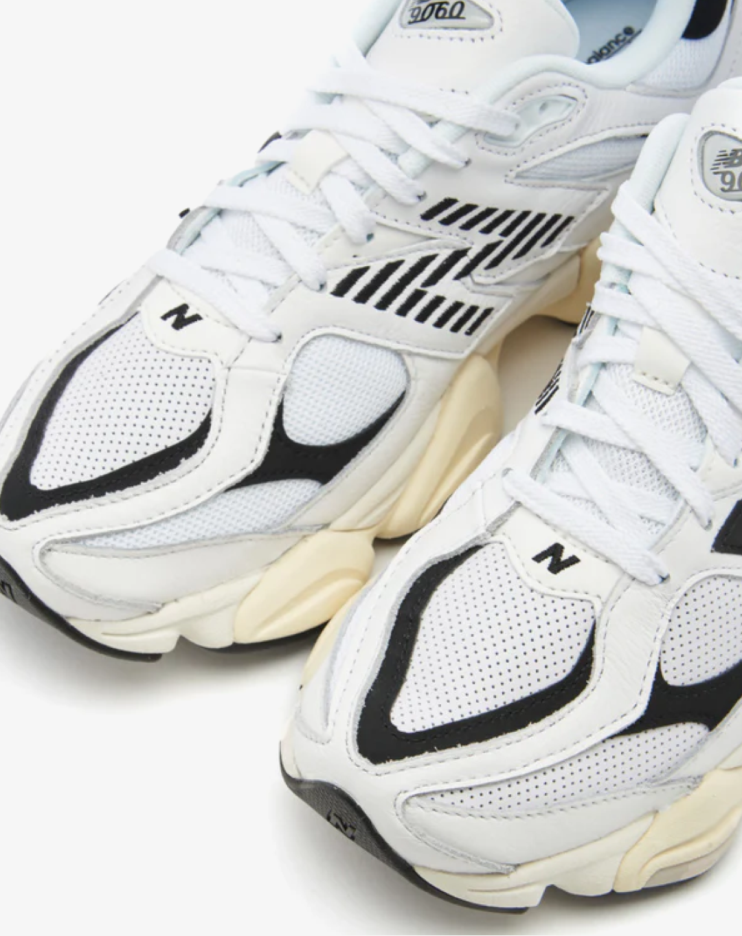 New Balance 9060 White Black Sneakers
