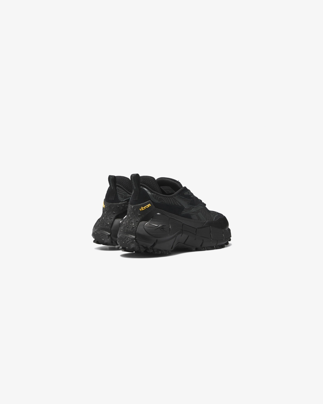 Reebok Zig Kinetica 2.5 Edge Vibram Black Sneakers