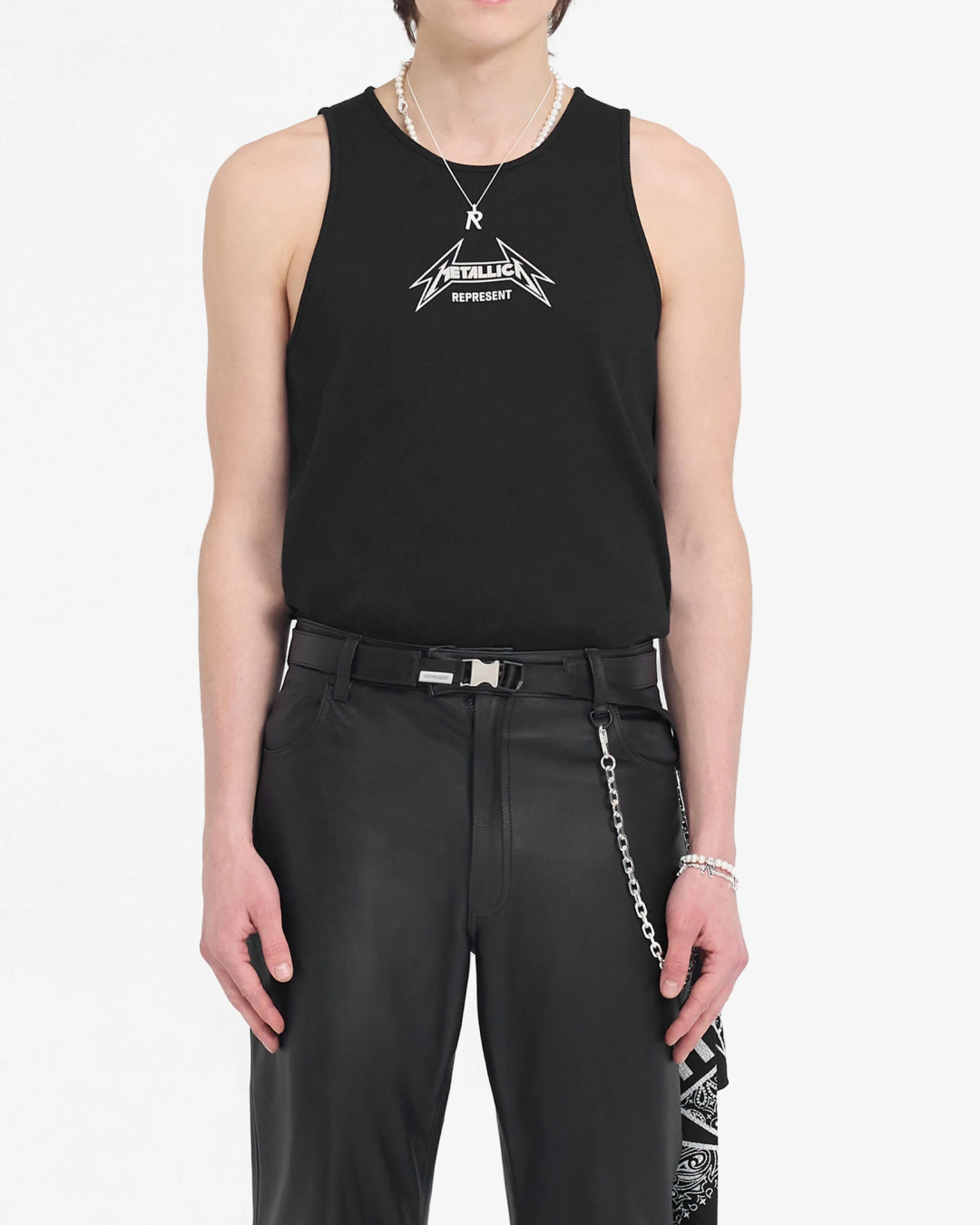 REPRESENT Tank Tops in Black and White