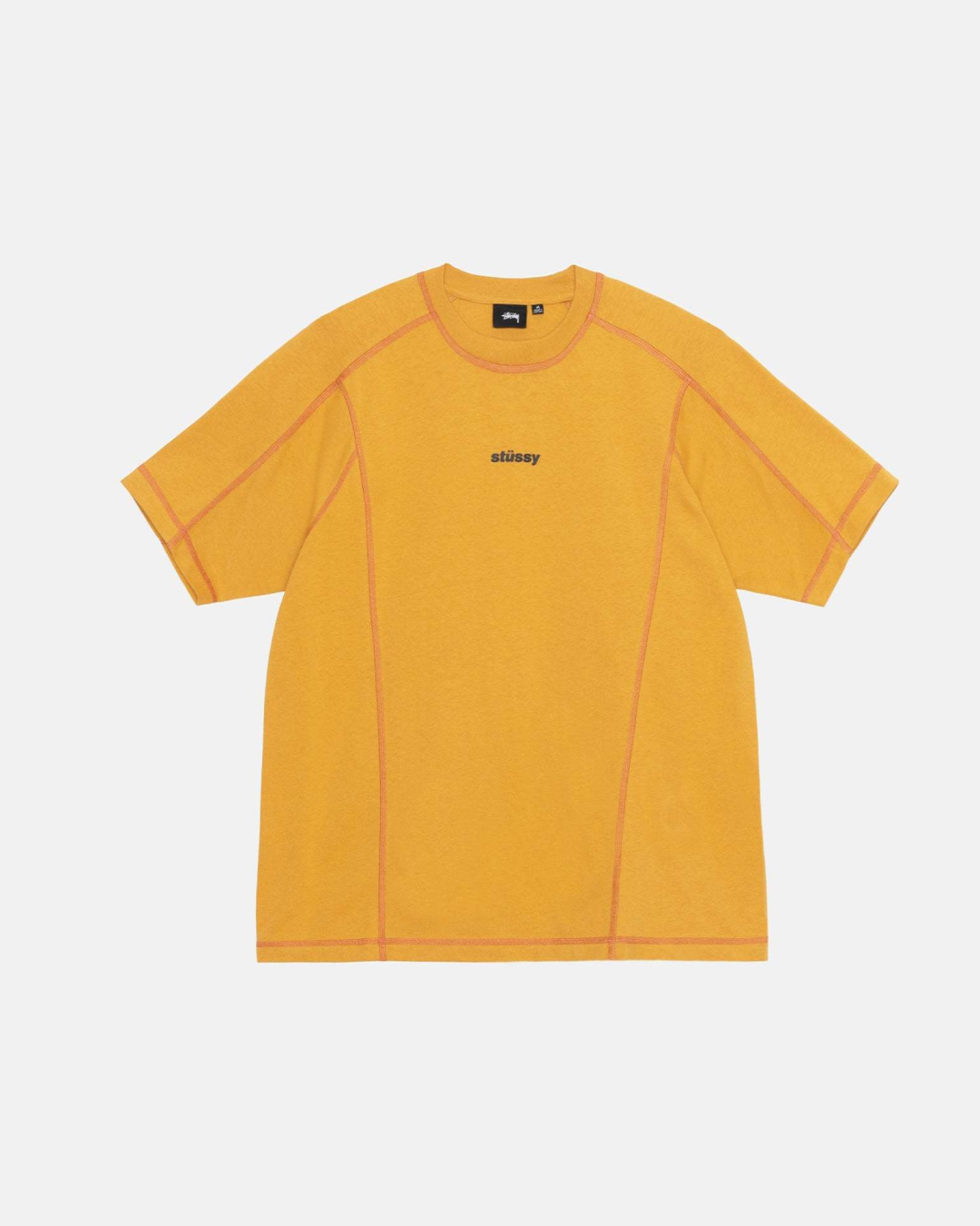 Stussy Wave Cotton Crew in Black T-Shirts