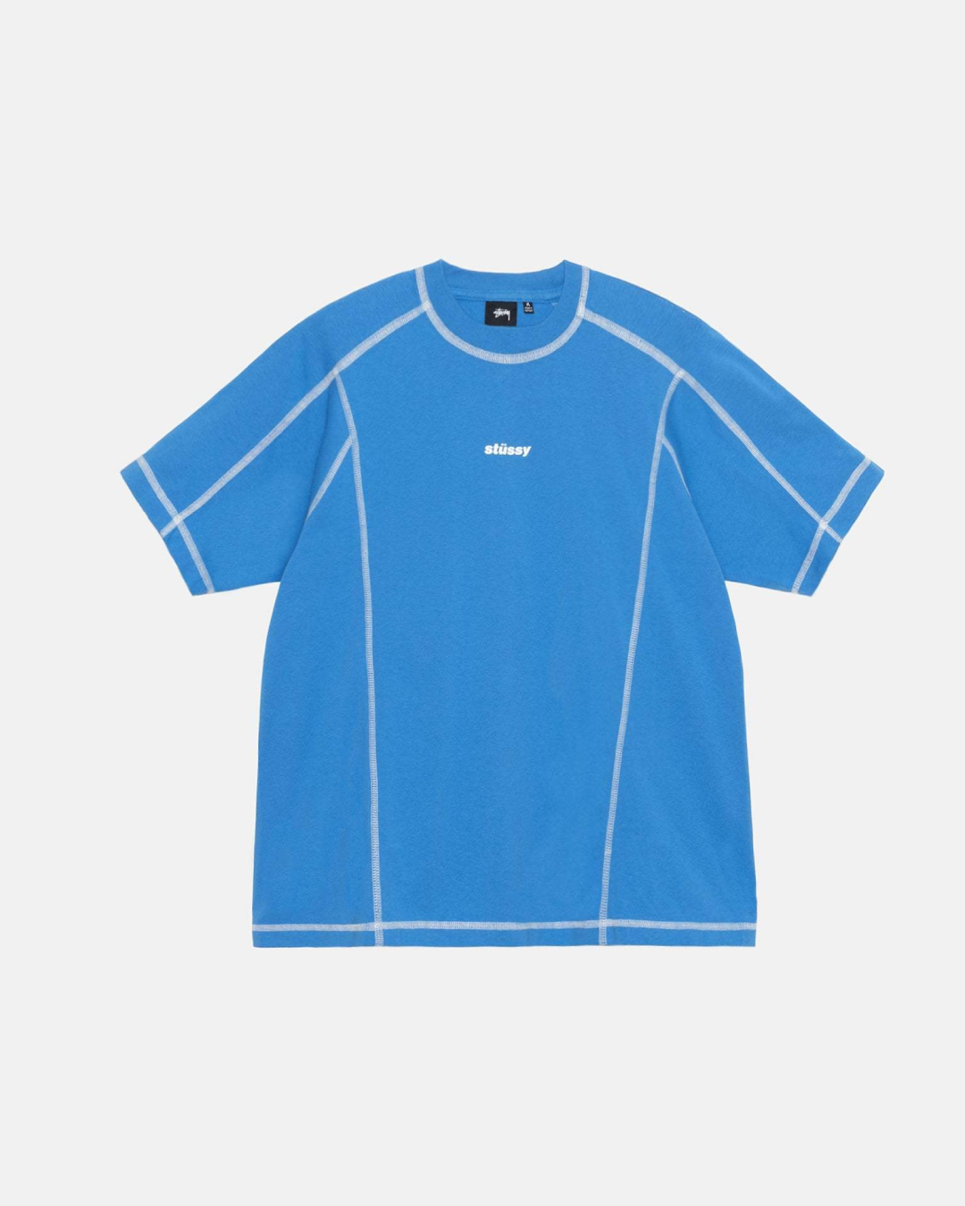 Stussy Wave Cotton Crew in Black T-Shirts