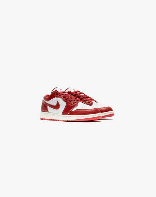 Air Jordan 1 Low ‘Gym Red/White Sneakers