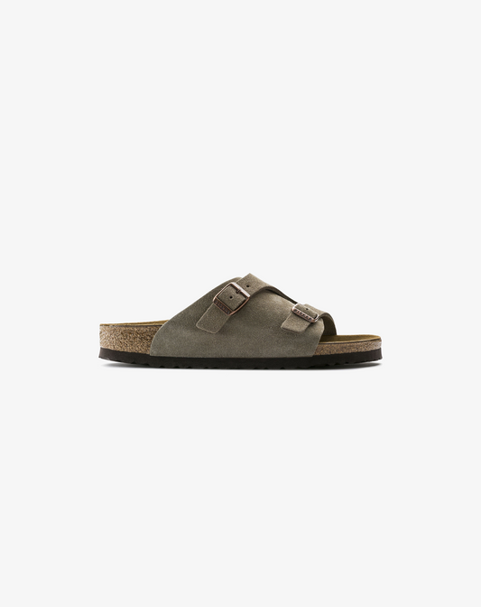 Birkenstock Zürich Suede Leather Sandal "Grey"