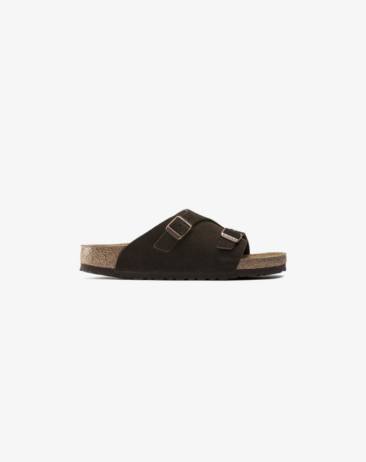 Birkenstock Zürich Suede Leather Sandal "Mocha Brown"