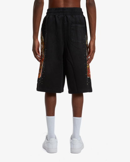 Who Decides War Sweat Shorts "Black"