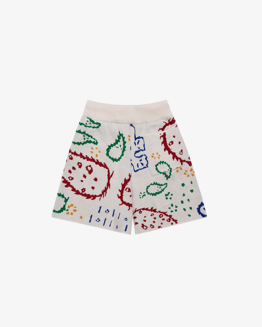 Rhude Paisley Wool Shorts