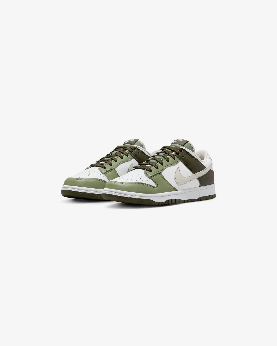 Nike SB Dunk Low “White Oil Green” Sneakers