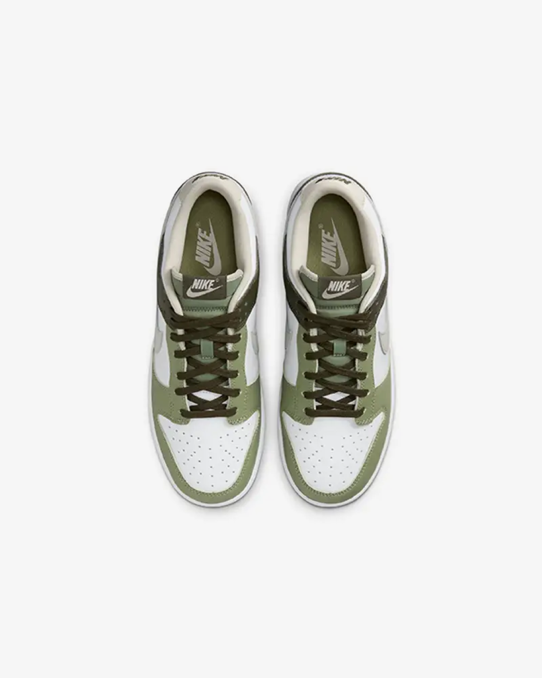 Nike SB Dunk Low “White Oil Green” Sneakers