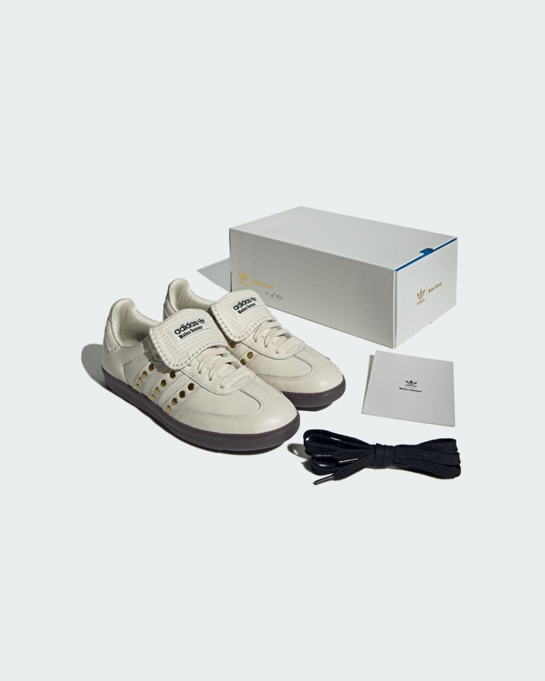 Wales Bonner x Adidas Samba OG ‘Studded Pack - Cream/White