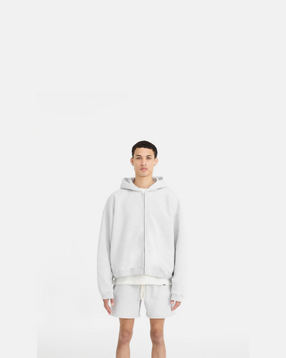 Represent Initial Boxy Zip Through Hoodie in Two Colors