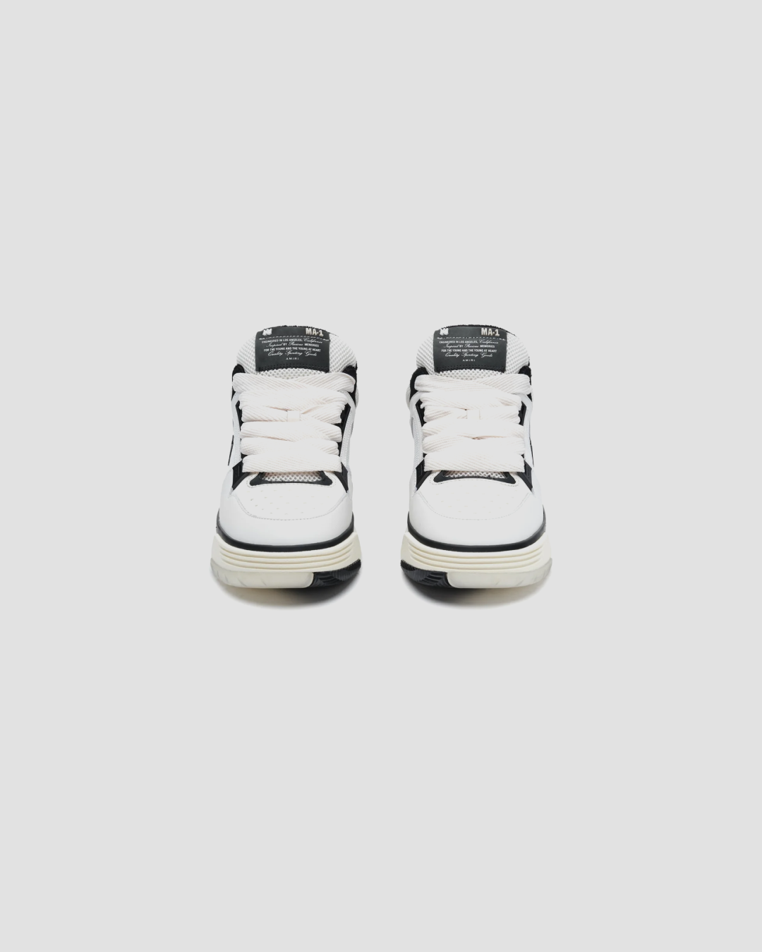 AMIRI MA-1 White Black Panelled Sneakers