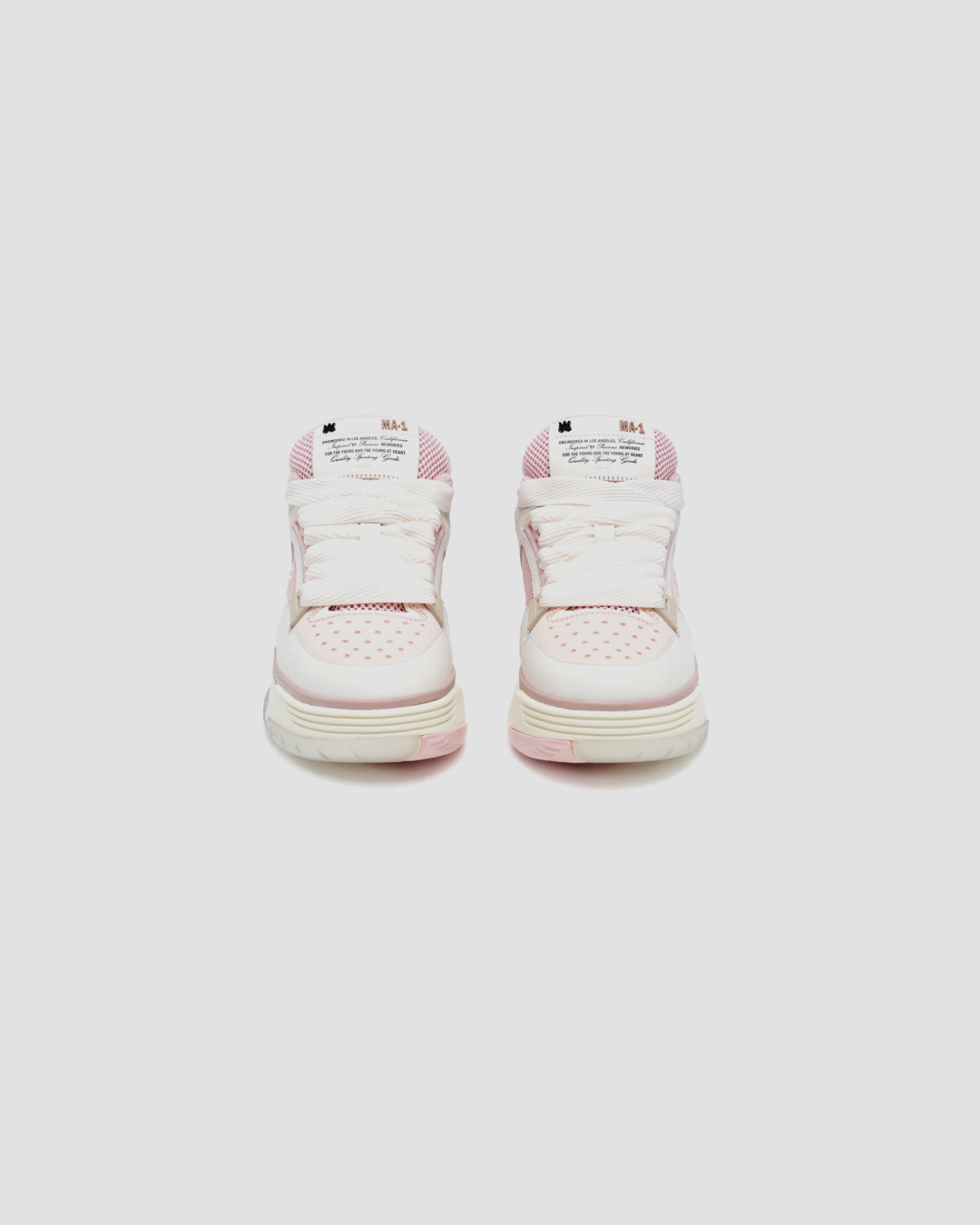 AMIRI MA-1 Pink Panelled Sneakers