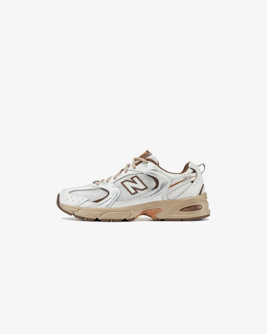 New Balance 530 Niko and Off White Brown Sneakers