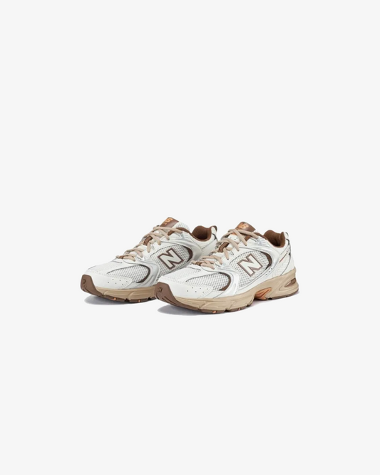New Balance 530 Niko and Off White Brown Sneakers