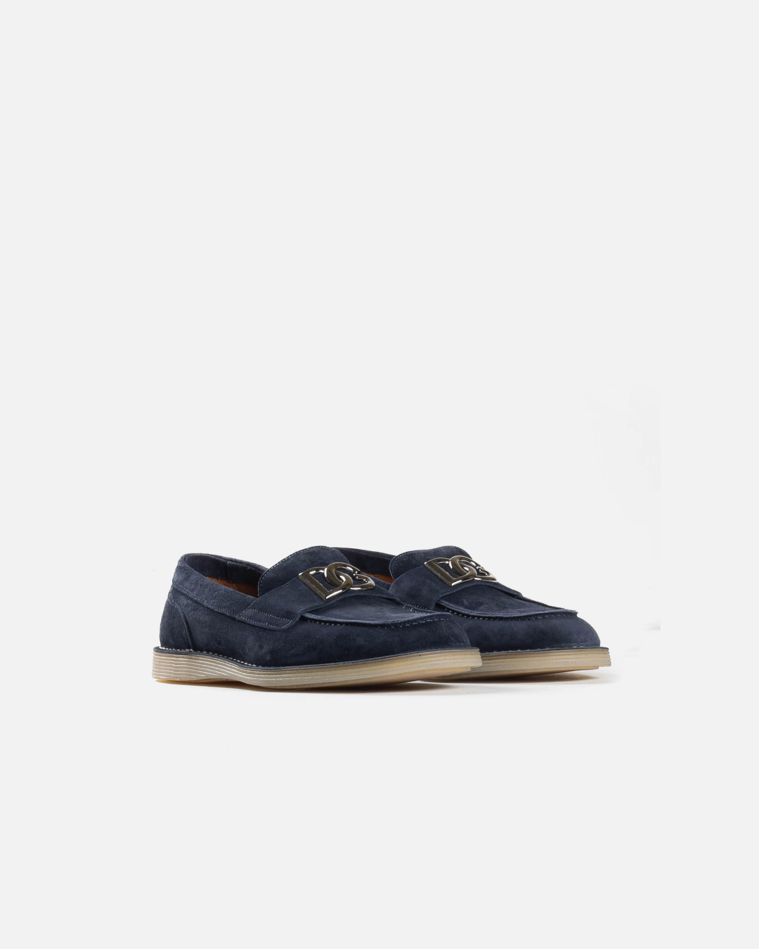 Dolce & Gabbana Florio Suede Loafers In Two Colors