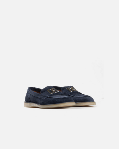Dolce & Gabbana Florio Suede Loafers In Two Colors