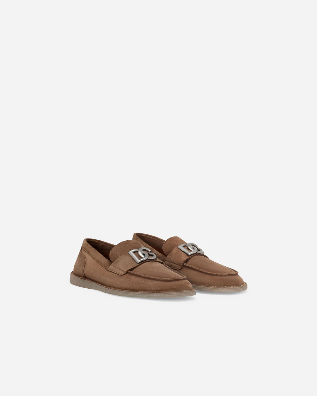Dolce & Gabbana Florio Suede Loafers In Two Colors