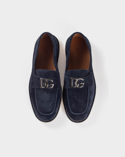 Dolce & Gabbana Florio Suede Loafers In Two Colors