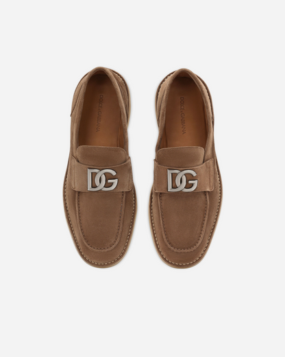Dolce & Gabbana Florio Suede Loafers In Two Colors