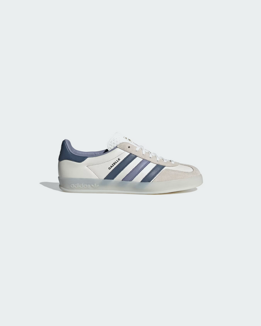 Adidas Gazelle Indoor “Core White/Preloved Ink Melange” Sneakers