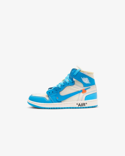 Nike Air Jordan 1 x Off-White NRG “UNC” – White/Dark Powder Blue