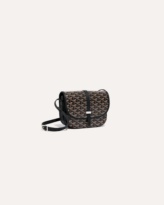 Goyard Goyardine Belvedere Messenger 'Black' Bag