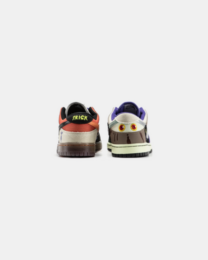 No Brainer x Nike Dunk Low 'What the Halloween Multi' Sneakers