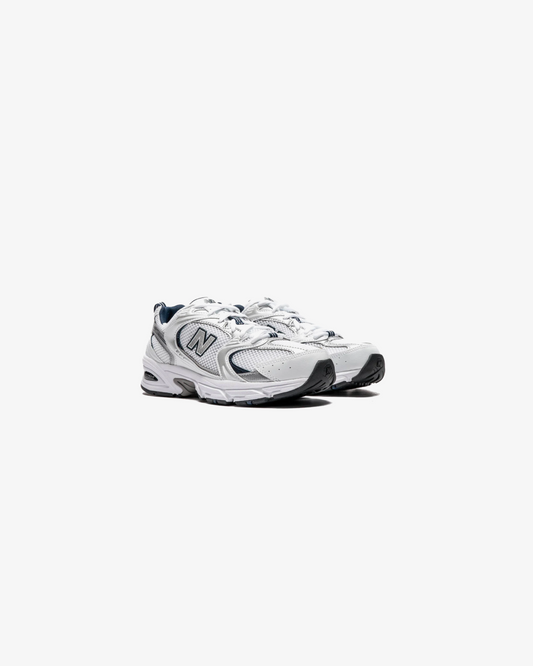 New Balance 530 White Silver Navy Sneakers