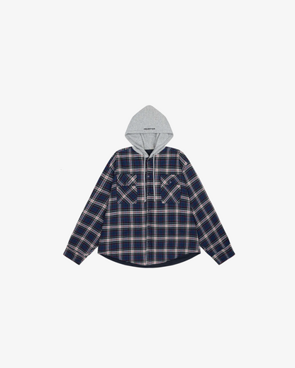 Grailz Project G/r Plaid Hooded Flannel Shirt
