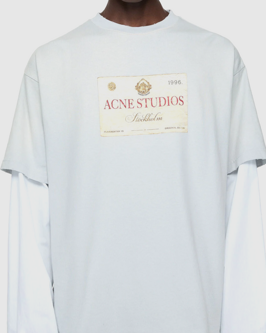 ACNE STUDIOS Layered Print T-Shirt