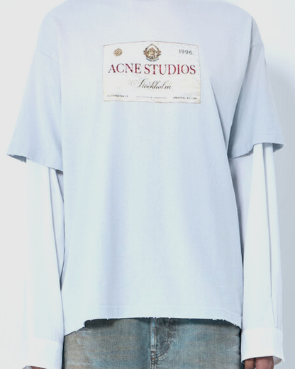 ACNE STUDIOS Layered Print T-Shirt