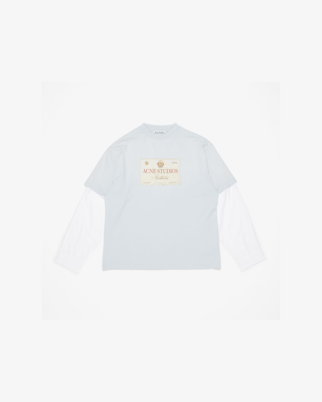 ACNE STUDIOS Layered Print T-Shirt