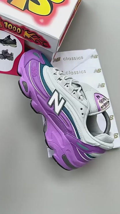 Aime Leon Dore x Joe Fresh Goods x New Balance 1000 Series ‘Grey Purple‘ Sneakers